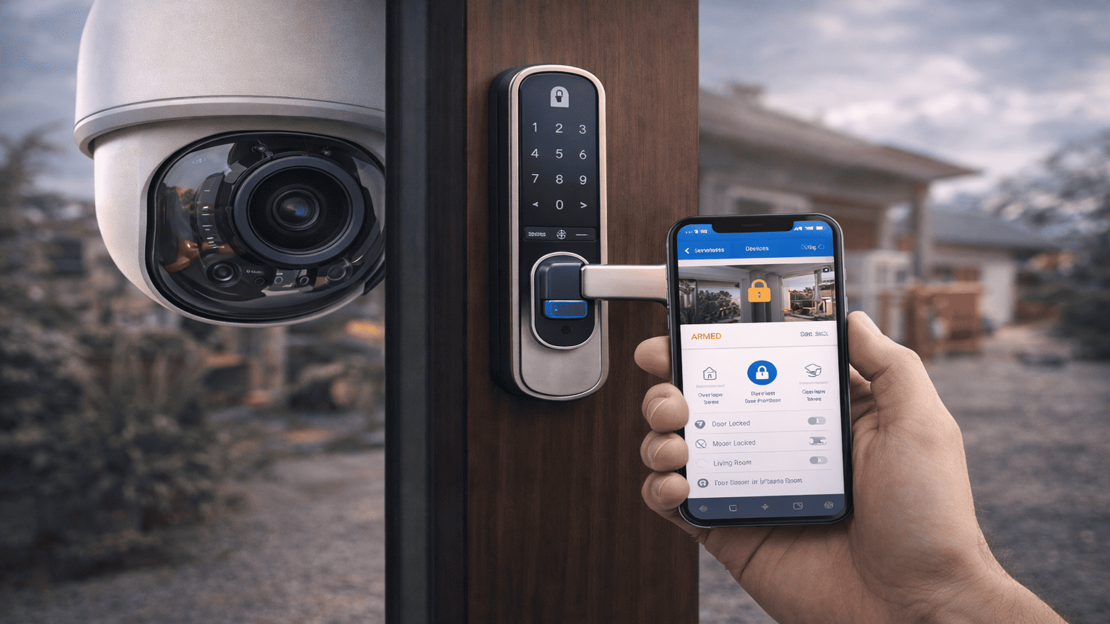 CCTV Surveillance and Smart Door Lock Solutions by MGEC
